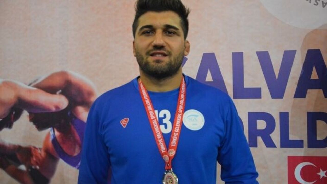 Güneyin Kırkpınarın’da Sezai Arslan Dünya İkincisi Oldu