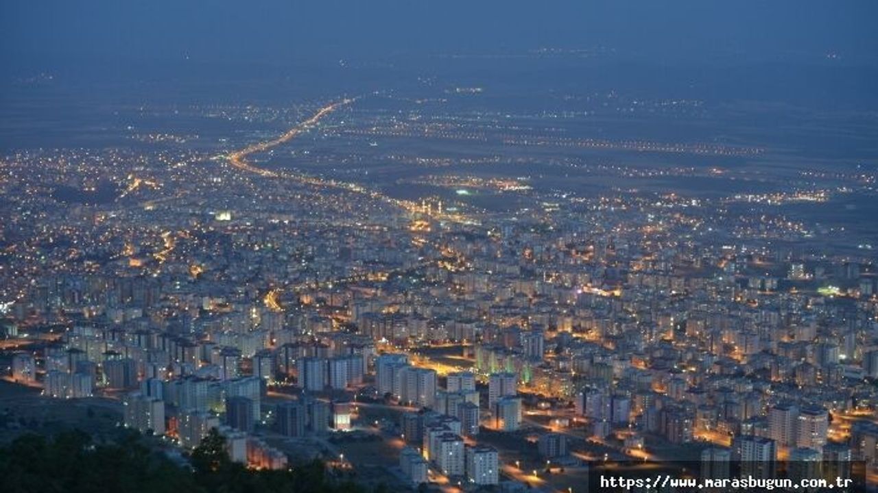 Kahramanmaraş’ın Asıl Nufusu 1 Milyon 637 Bin 822