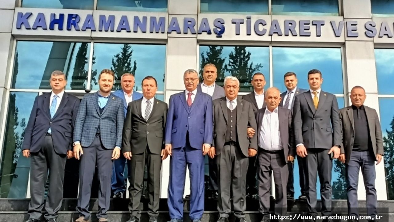 Celalettin Güvenç’ten KMTSO Başkanı Buluntu ve yönetimine hayırlı olsun ziyareti