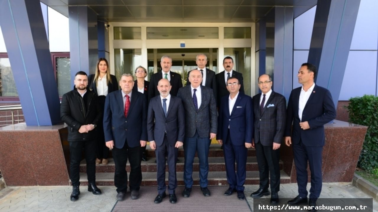 CHP’li Öztunç’tan Rektör Yasım’a Hayırlı olsun ziyareti