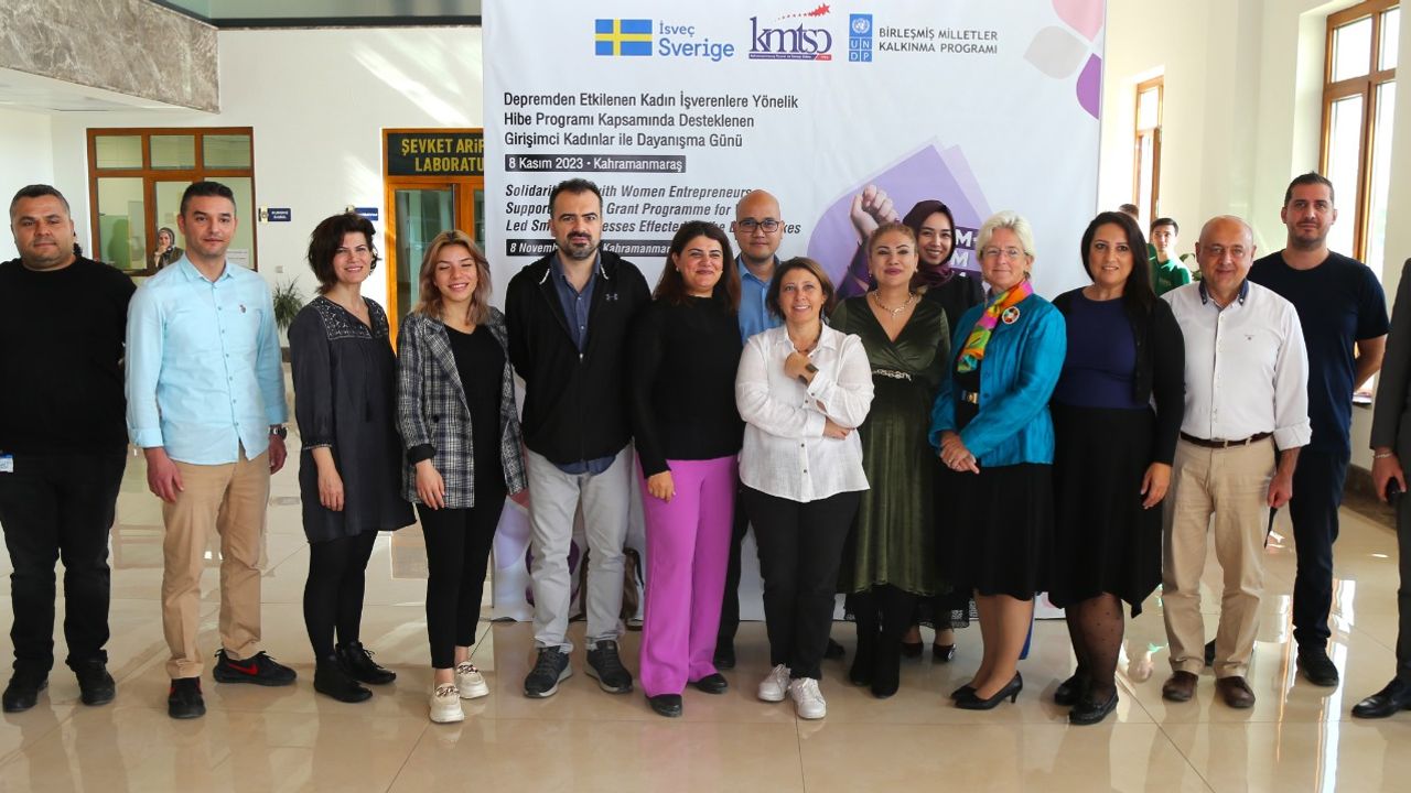 Kahramanmaraş'ta Kadın Girişimcilere UNDP ve KMTSO Desteği