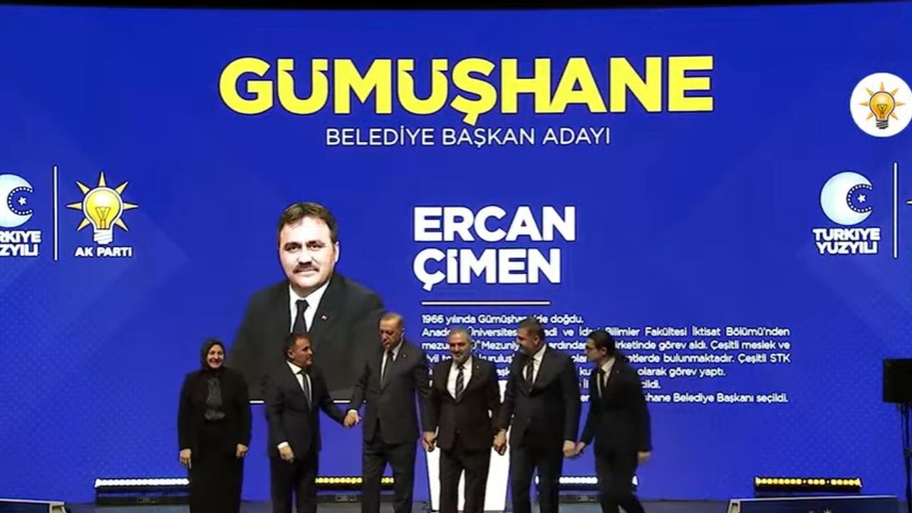 AK Parti Gümüşhane Belediye Başkan adayı Ercan Çimen kimdir? Nerelidir?