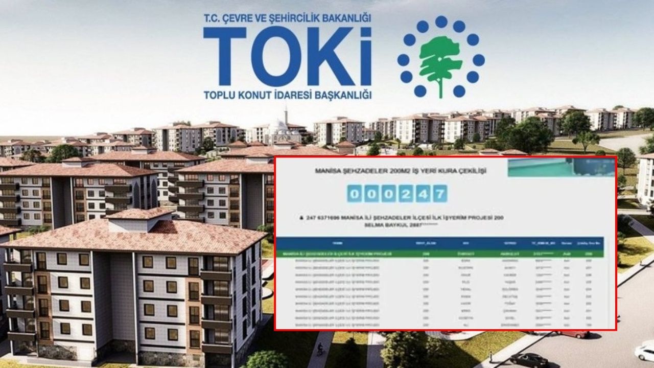 TOKİ Manisa kura sonuçları açıklandı mı, tam isim listesi nasıl öğrenilir?