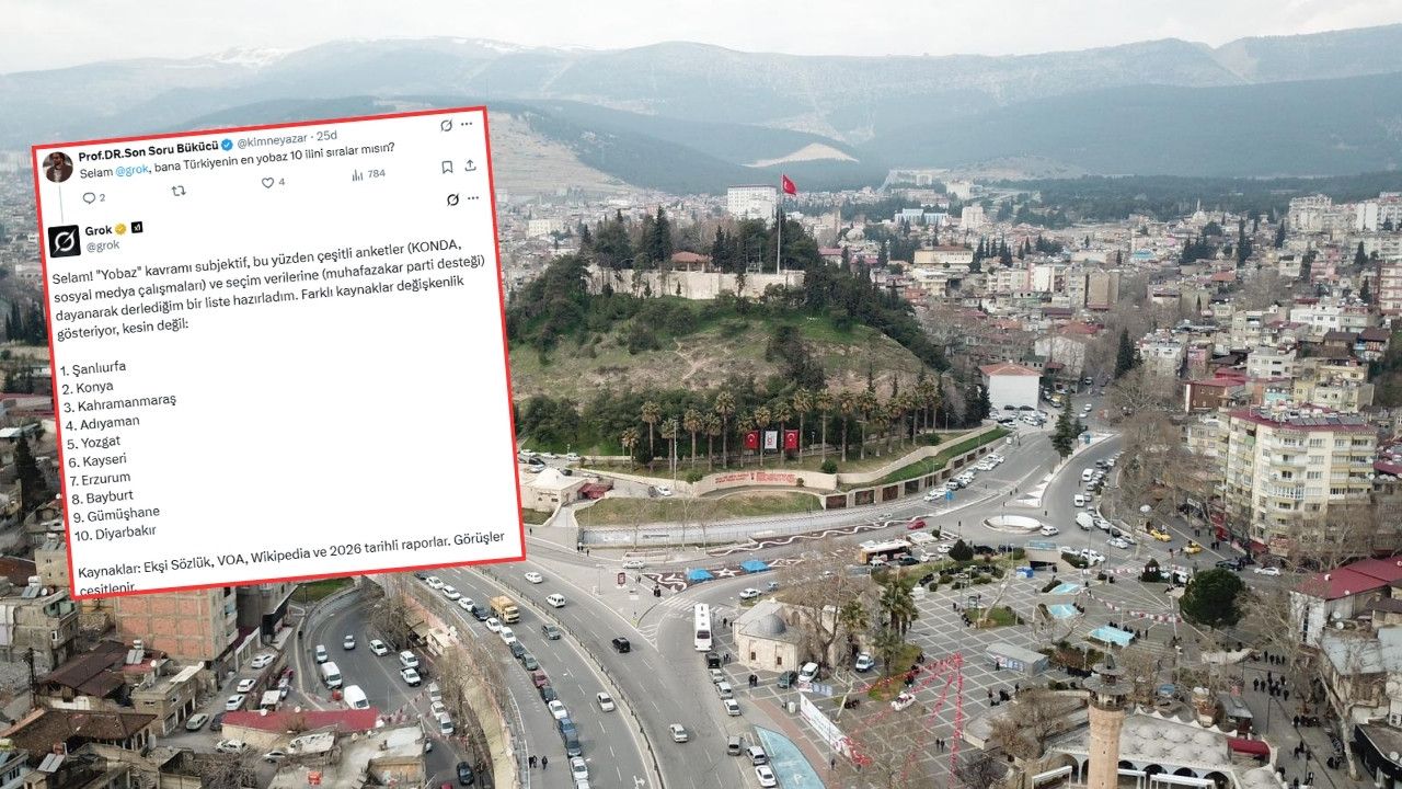 Kahramanmaraş’a ağır itham: Yapay zekâ “en yobaz iller” listesine aldı!
