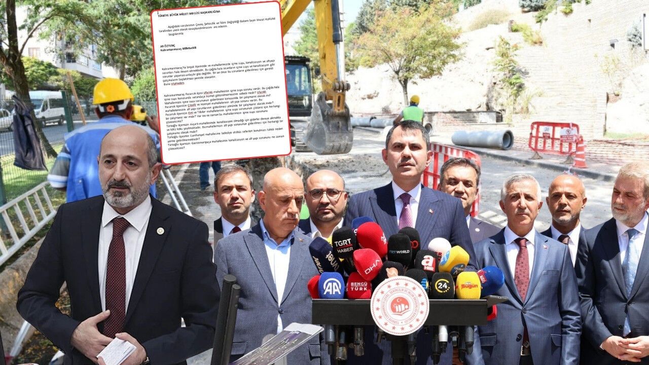 Kahramanmaraş’taki su, kanalizasyon ve altyapı sorunu TBMM'de