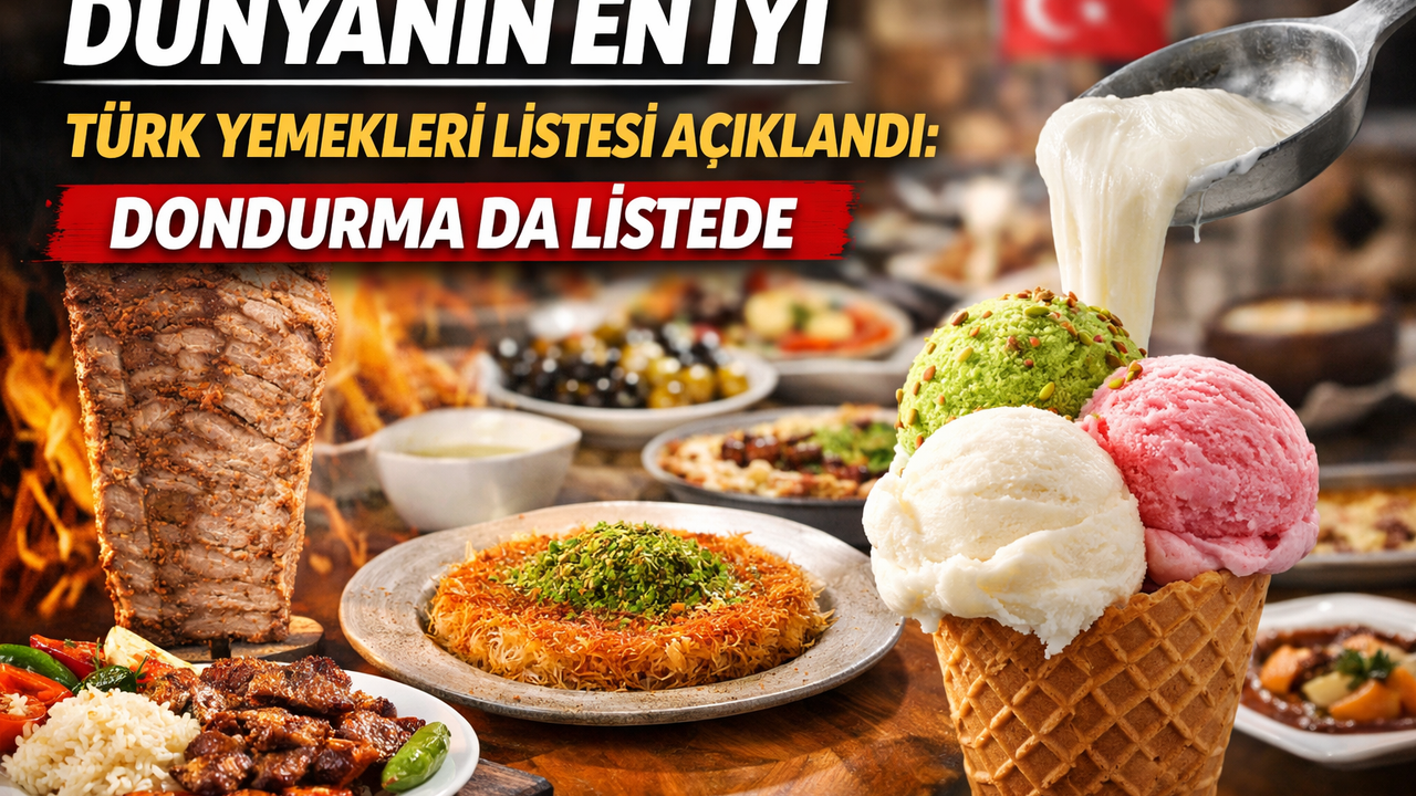 Dünyanın En İyi Türk Yemekleri Listesi Açıklandı: Dondurma da Listede