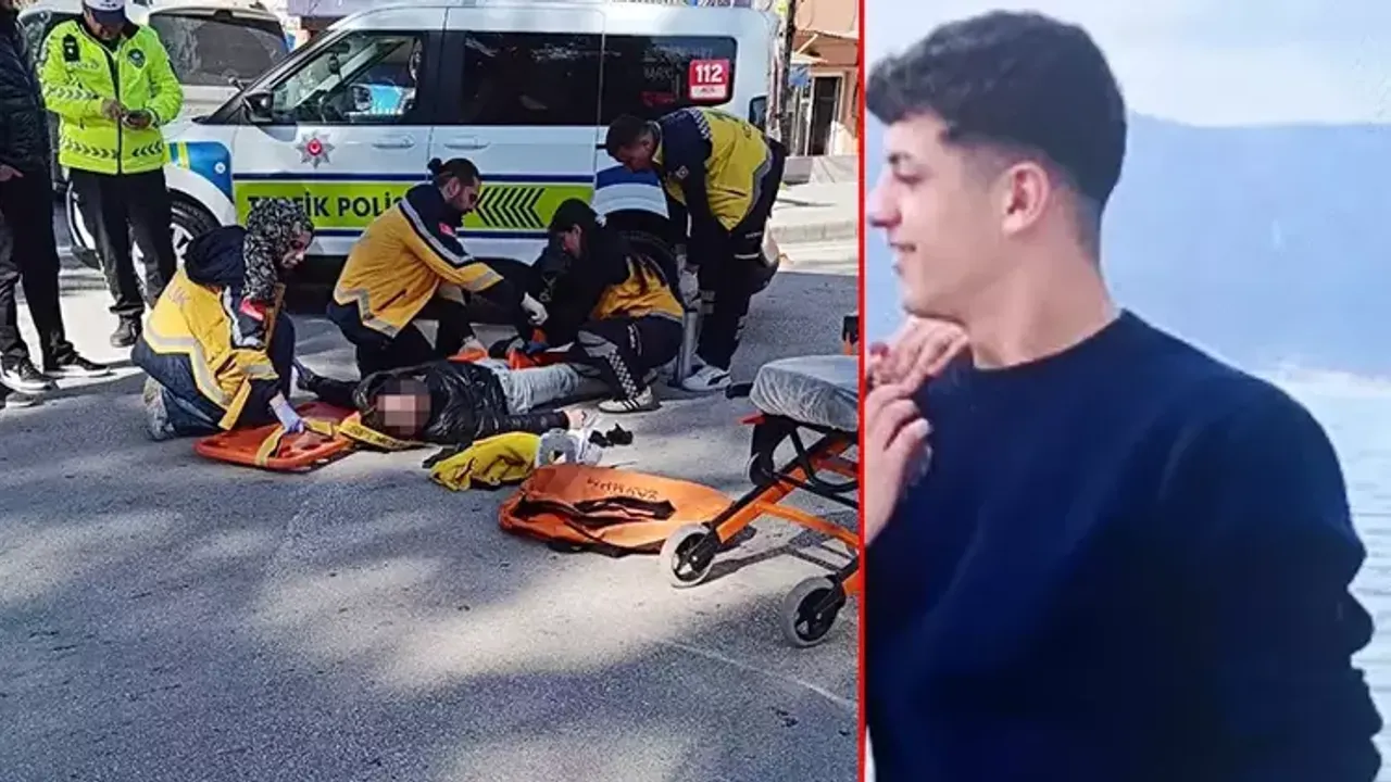 Polisten kaçan motosiklet sürücüsü kazada öldü: plakayı bezle kapatmış