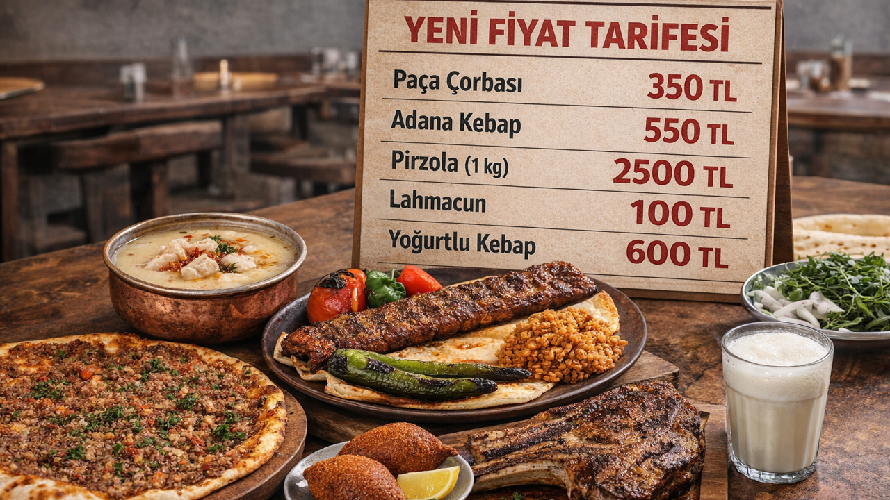Kahramanmaraş’ta Lokanta ve Kebapçılara Yeni Fiyat Tarifesi: Güncel Liste Açıklandı