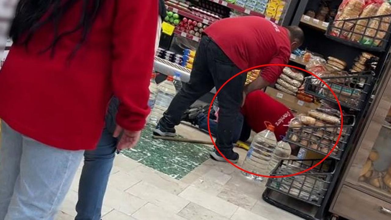 Marketi Fare Bastı: Ortalık Bir Anda Karıştı