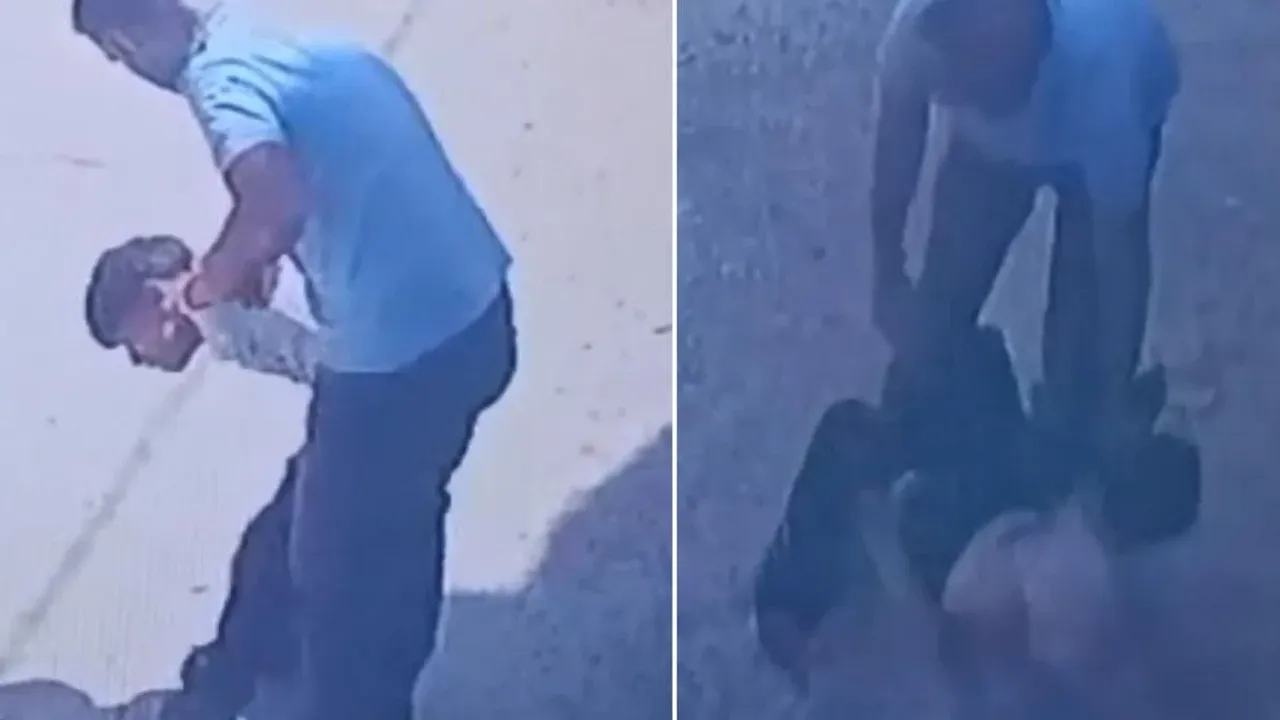 Oğluna Saldırdıklarını İddia Etti, 2 Çocuğu Tekme ve Yumruklarla Darbetti