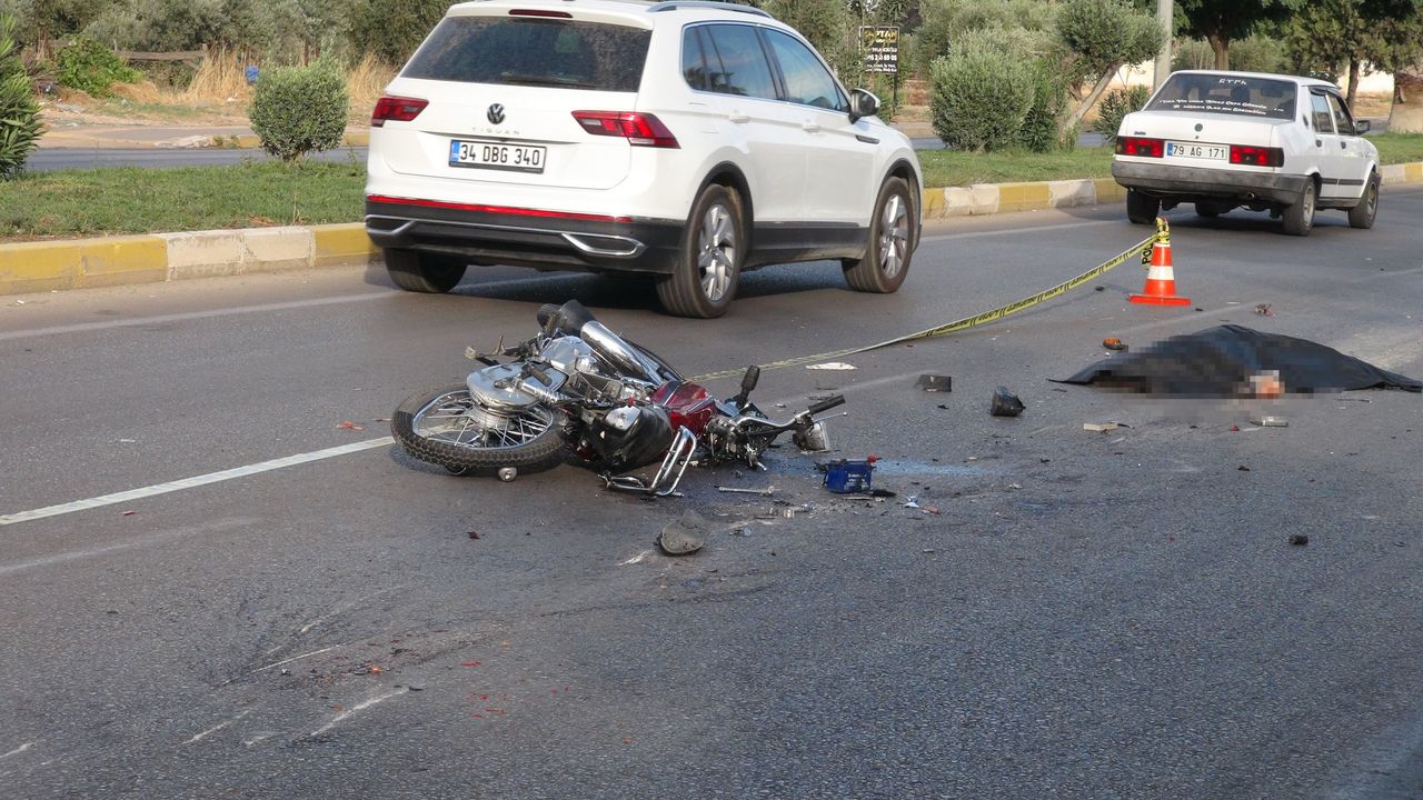 Kilis'te beton mikseri ile motosiklet çarpıştı: 1 ölü, 1 yaralı