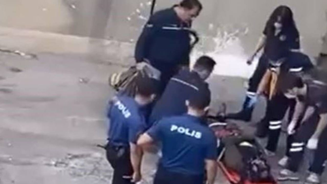 Polisten kaçan kadın dereye atladı, ayağını kırarak hastanelik oldu