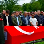 Trafik kazasında ölen askeri personel Sait Yürekli son yolculuğuna uğurlandı