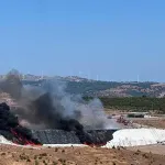 Katı atık tesisinde korkutan yangın