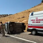 Hafif ticari araç takla attı: 16 yaşındaki Ömer hayatını kaybetti