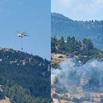 Kahramanmaraş Kuzey Çevre Yolu yakınlarında korkutan yangın çıktı