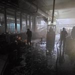 Kahramanmaraş'ta mutfak eşyası fabrikasında yangın