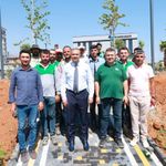 Onikişubat Belediye Başkanı Hanifi Toptaş'tan park incelemeleri
