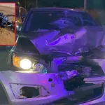 Otomobille çarpışan motosikletin sürücüsü ağır yaralandı