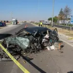 Tayin yolunda feci kaza: 2 ölü, 2 yaralı