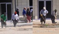 Kahramanmaraş İnşaatlarında Kadınlar İş Başında