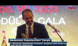 Akdenizin Gazetecileri Yarıştı