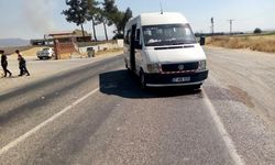 Minibüs ile motosiklet çarpıştı: 1 yaralı 