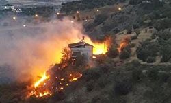 Kahramanmaraş’ta korkutan yangın 