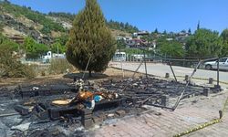 Kahramanmaraş'ta bir esnafın önce iş yeri yağmalandı, sonra çadırı yakıldı