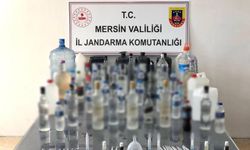 Mersin'de 100 litre sahte içki ele geçirildi