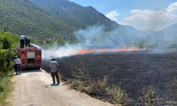 Aynı anda iki farklı yerde arazi yangını çıktı  