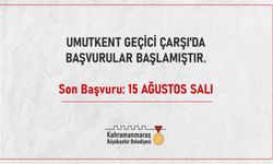 Umutkent Geçici Çarşı’da Başvurular Başladı!