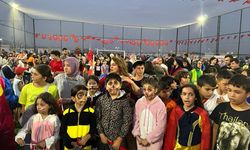 Kahramanmaraş’ta depremzede çocuklar aileleriyle eğlendi