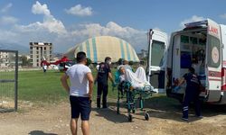 İmdadına hava ambulansı yetişti