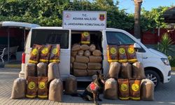 Araçta yapılan aramada 755 kilo tütün ele geçirildi