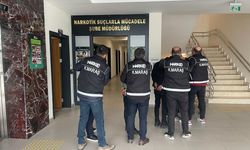 Kahramanmaraş’ta zehir taciri 7 kişi tutuklandı 