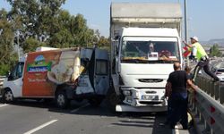 Zincirleme kaza ucuz atlatıldı