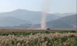Kahramanmaraş'ta çıkan hortum korkuttu
