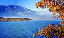 Kahramanmaraş'ta Adatepe Barajın'da sonbahar manzaraları