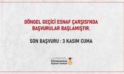 Döngel Geçici Esnaf Çarşısı’nda Başvurular Başladı!