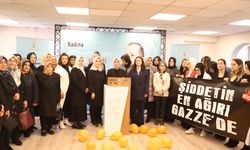 Kahramanmaraş AK Parti Kadın Kolları Kadına Yönelik Şiddete Tepki Gösterdi