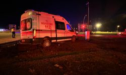 Afşin’de ambulans ile otomobilin çarpıştı: 9 yaralı 