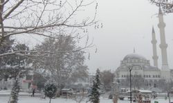  Kahramanmaraş'ta yağan kar, kartpostallık görüntüler oluşturdu  