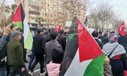 Kahramanmaraş Şehitler ve Filistin için yürüdü 