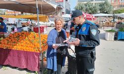 Polis pazar esnafını ve vatandaşları uyardı