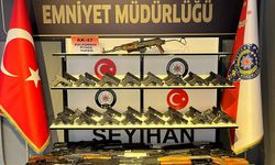 Adana’da ruhsatsız silah yakalatan 9 kişi tutuklandı