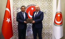 Rektör Yasım, Atatürk Kültür, Dil ve Tarih Yüksek Kurumu Başkanı Örs’ü Ziyaret Etti