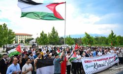 Filistin için eylem yapan ABD'li öğrencilere Kahramanmaraş’tan destek