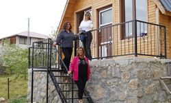 Üç kız kardeş aldıkları destekle Kahramanmaraş'a tatil köyü kurdu