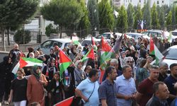 Kahramanmaraş'ta İsrail'in Filistin'e yönelik saldırıları protesto edildi